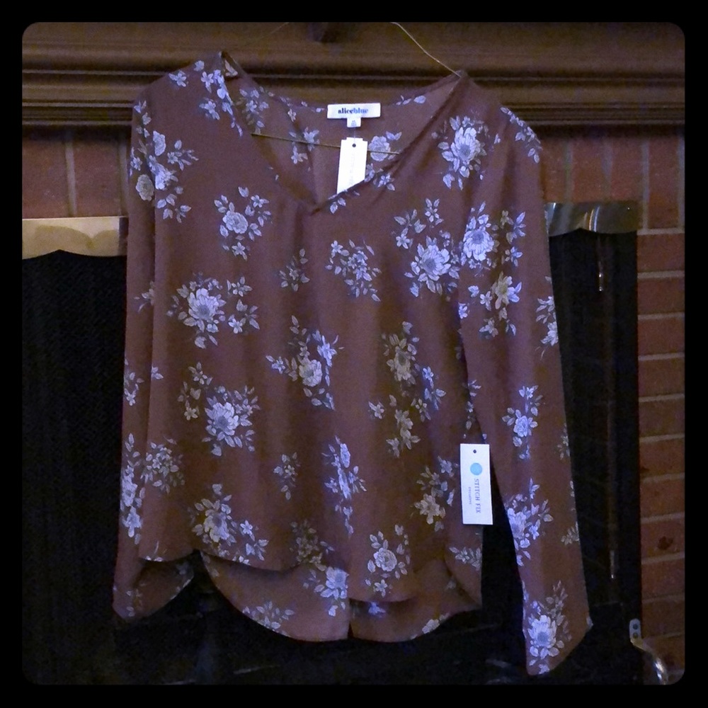 Alice blue adorable blouse. Never worn